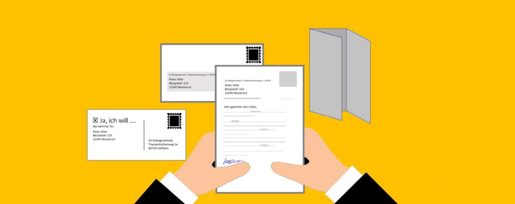 SV-Dialogmethode svBlog Personalisierung Werbemittel