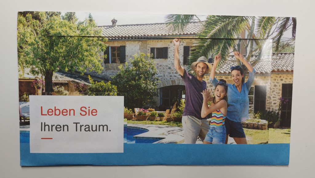 SV-Dialogmethode Vorder- Rückseite mit Panorama Fenster