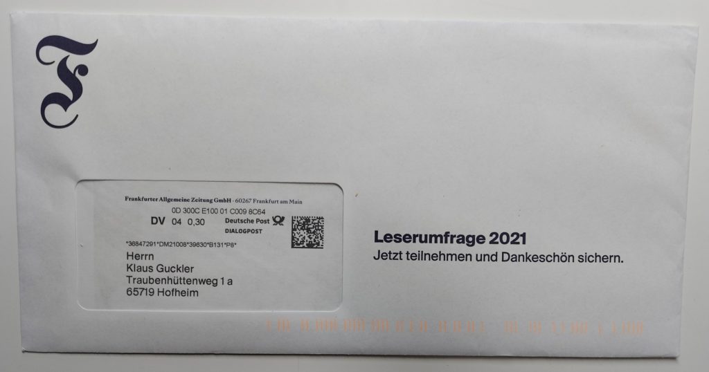 SV-Dialogmethode svBlog Abo Vertrag oder Leserumfrage