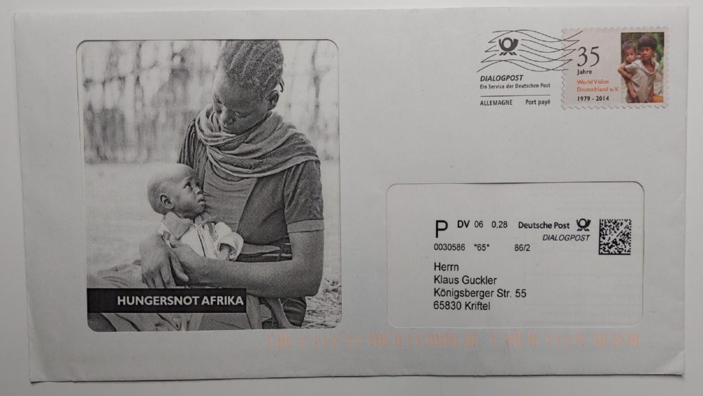 SV-Dialogmethode svBlog Kuvert mit zwei Fenstern